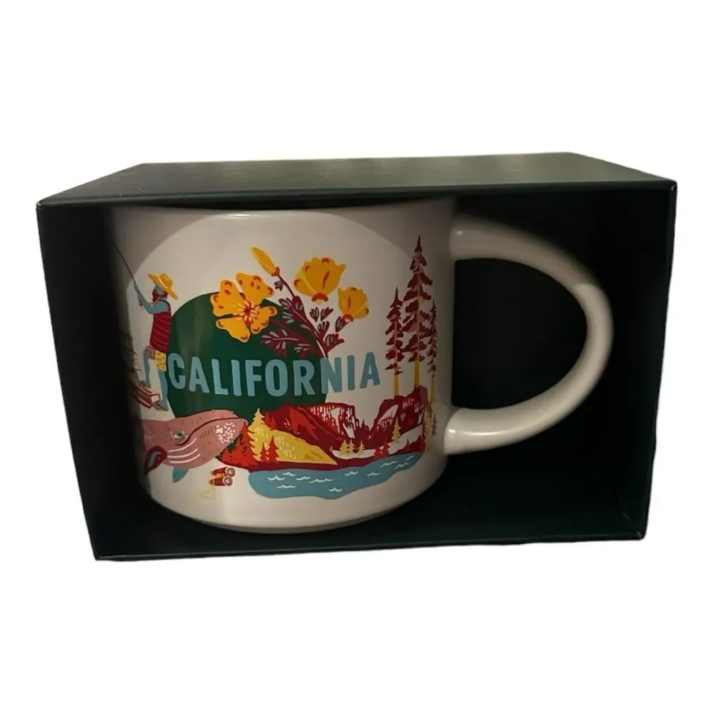 Starbucks California STARBUCKS CALIFORNIA DISCOVERY SERIES COFFEE CUP MUG 14 OZ